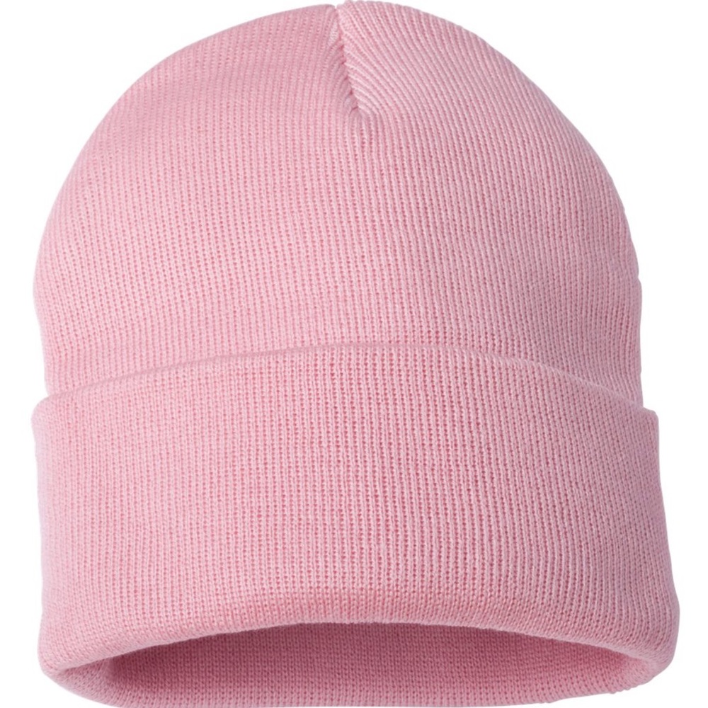 Light Pink Cuffed Beanie